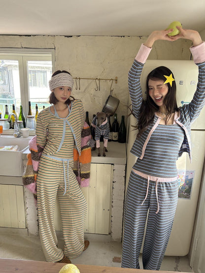 sancco house Colorblock Striped Women&