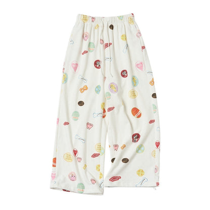 sancco_house_Colorful_Badge_Print_Hooded_Zip_Loose_Women&