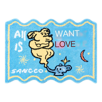 sancco_house_Colorful_Puppy_Jacquard_Plush_Nonslip_Women&