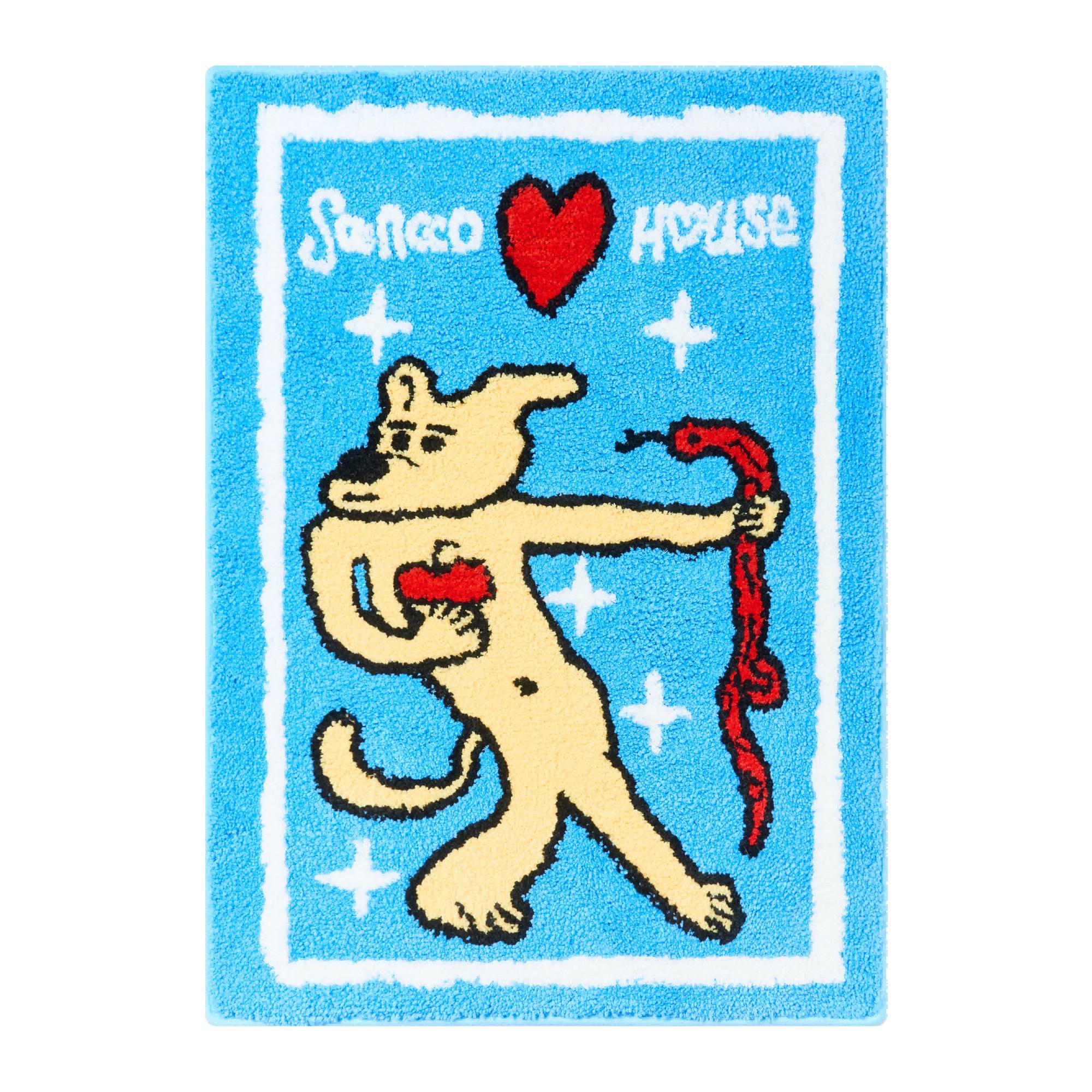 sancco_house_Colorful_Puppy_Jacquard_Rectangular_Plush_Women&
