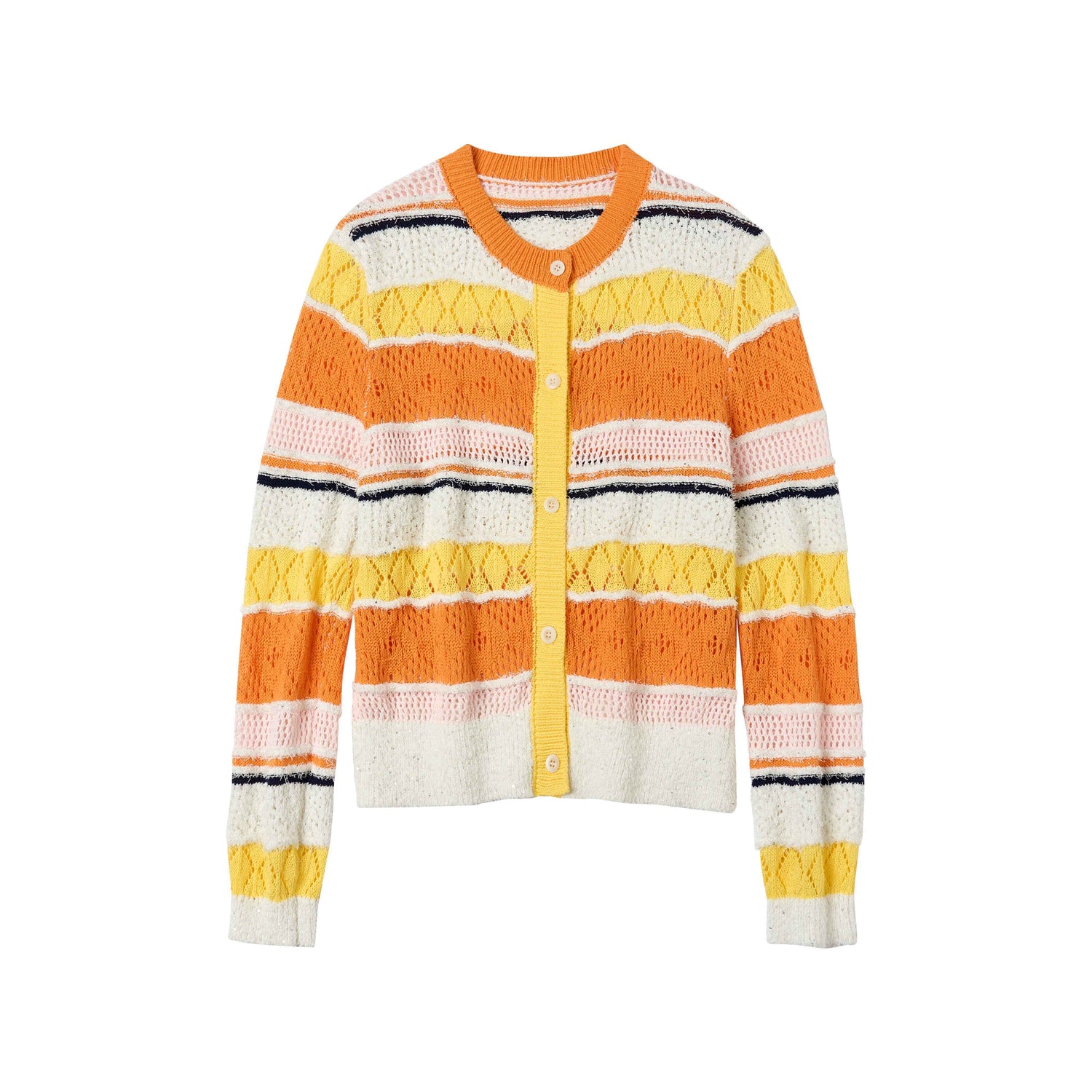 sancco_house_Colorful_Striped_Openwork_Colorblock_Knitted_Women&
