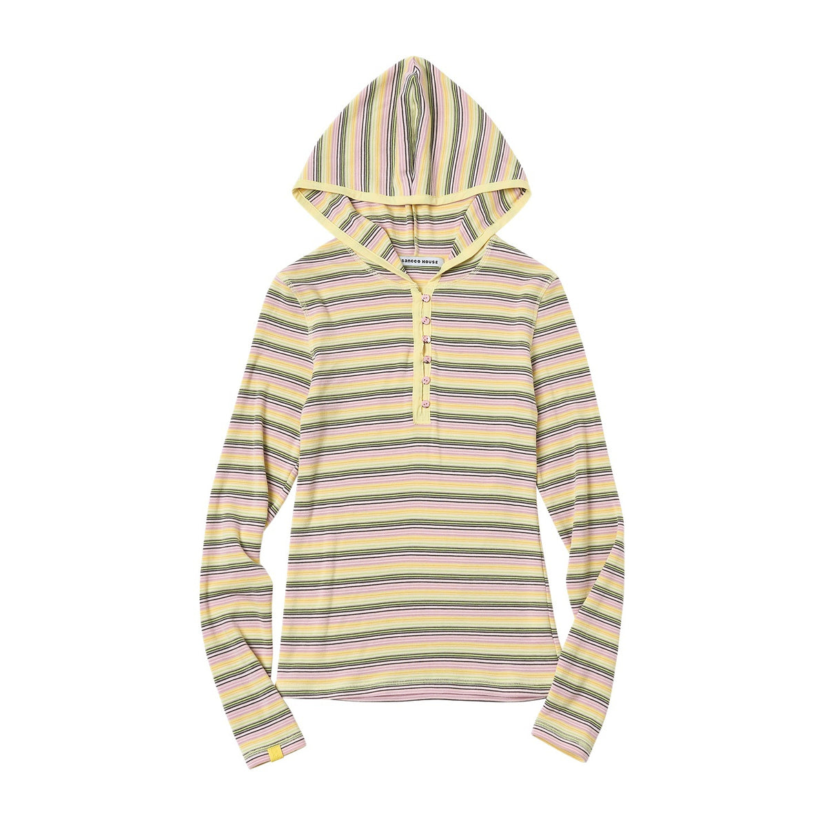 sancco_house_Contrast_Striped_Hooded_Slim_Fit_Knit_Women&