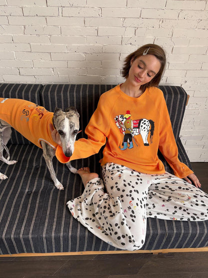 sancco house Cute Puppy Spot Print Women&