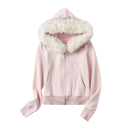 sancco_house_Detachable_Fur_Collar_Double_Sided_Fleece_Hooded_Women&