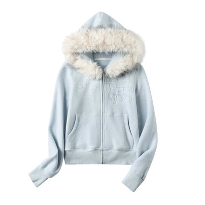 sancco_house_Detachable_Fur_Collar_Double_Sided_Fleece_Hooded_Women&