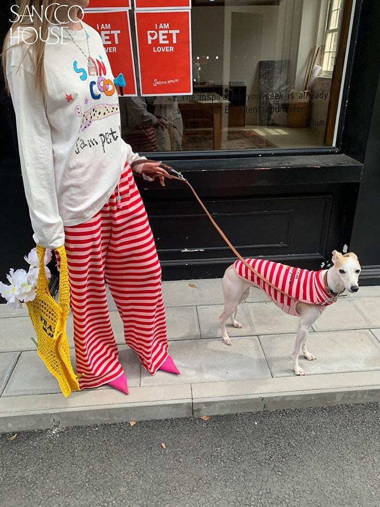 sancco house Dog Print 3d Embellished Women&