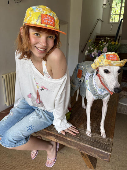 sancco house Embroidered Graffiti Matching Pet Women&