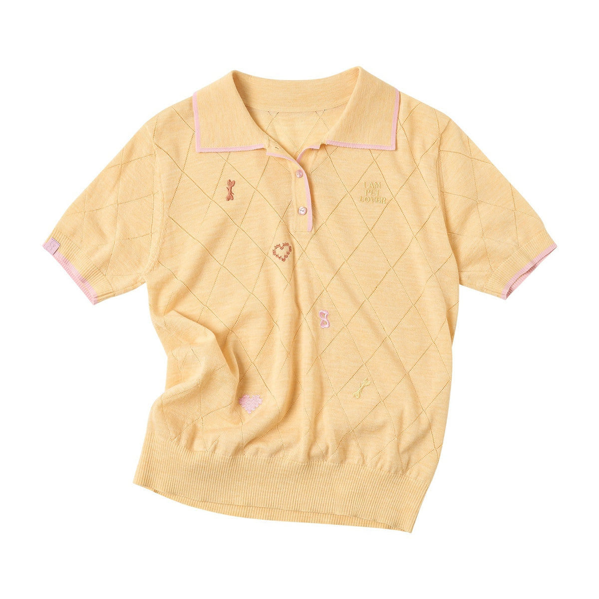 sancco_house_Embroidered_Knit_Short_Sleeve_Loose_Fit_Women&
