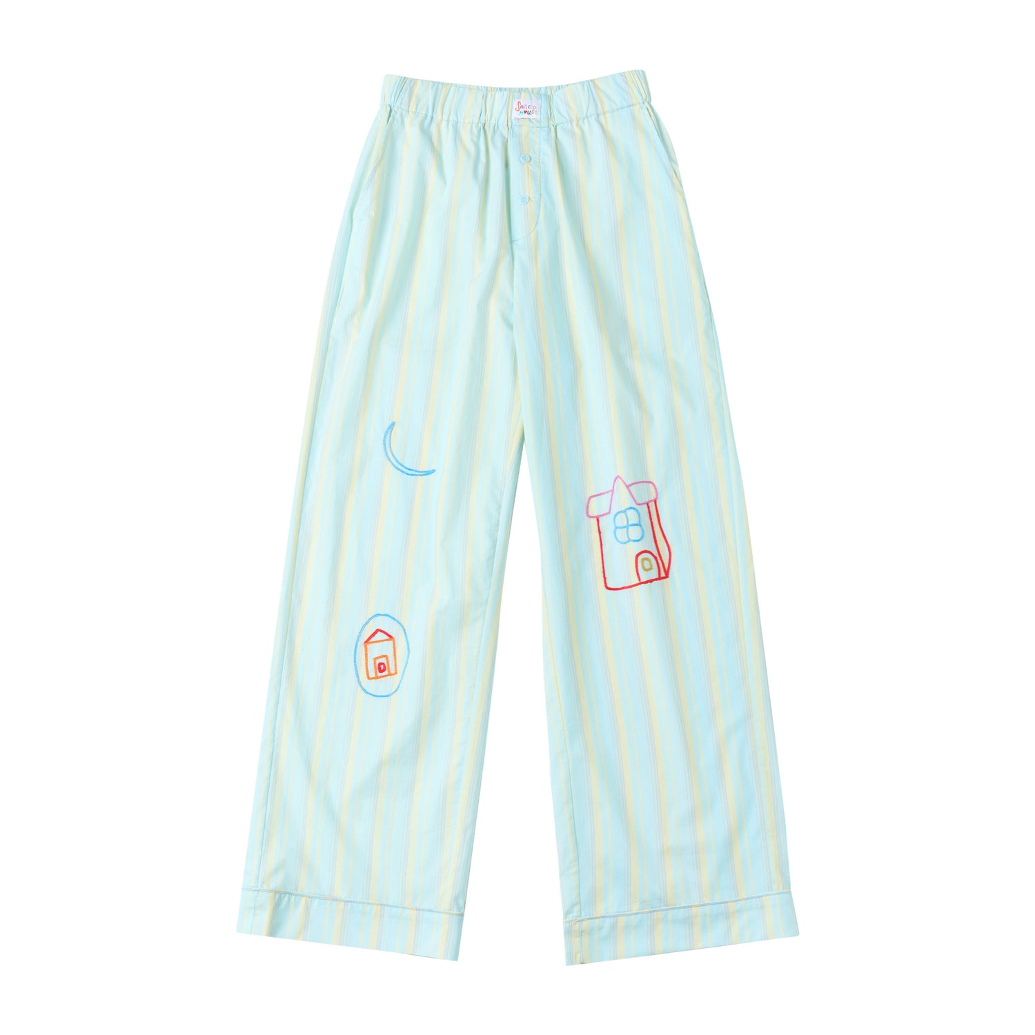 sancco_house_Embroidered_Print_Striped_Women&