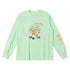 sancco_house_Green_Printed_Crewneck_Loose_Casual_Women&