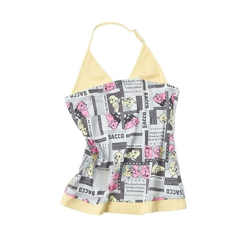 sancco_house_Illustrated_Colorblock_Adjustable_High_Stretch_Women&