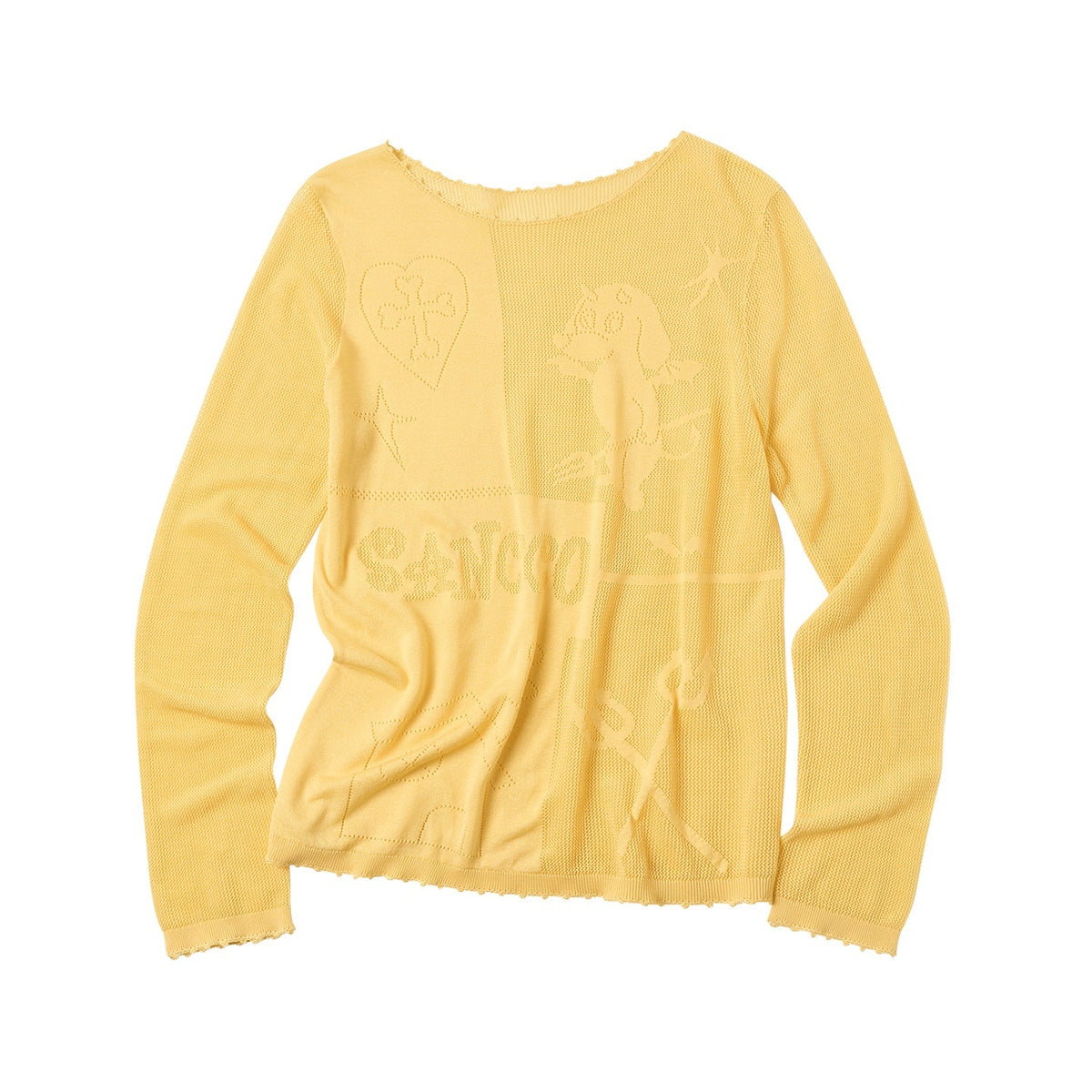 sancco_house_Jacquard_Open_Knit_Lyocell_Women&