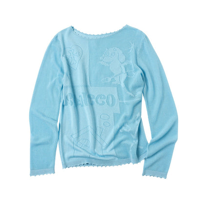 sancco_house_Jacquard_Open_Knit_Lyocell_Women&