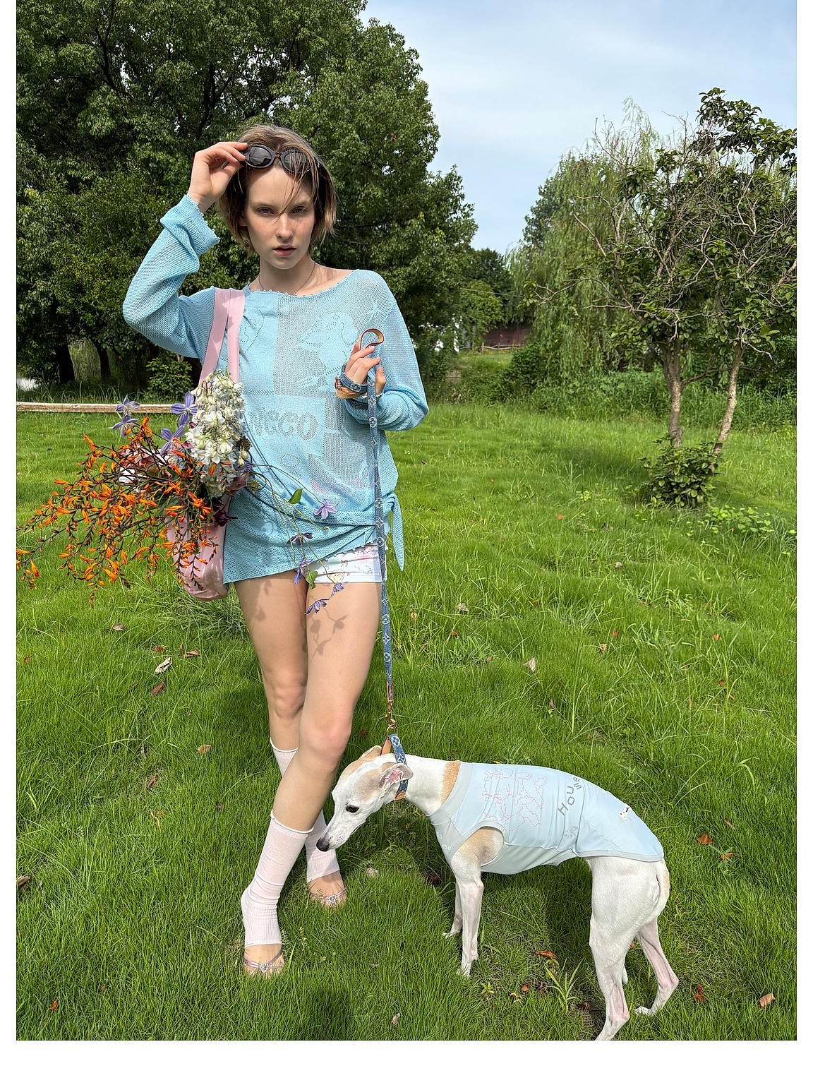 sancco house Jacquard Open Knit Lyocell Women&