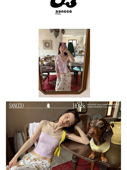 sancco house Little Demon Rhinestone Slim Fit Women&