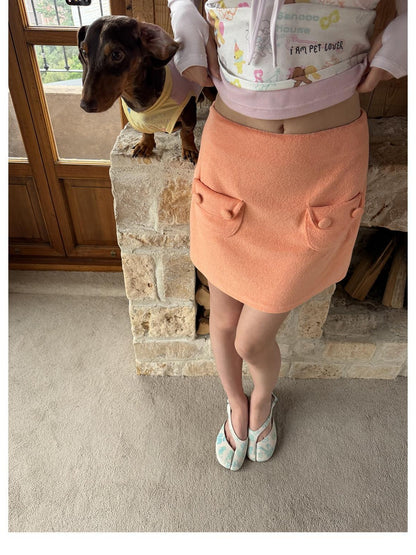sancco house Mint Green Lightweight Terry Pocket A Line Women&