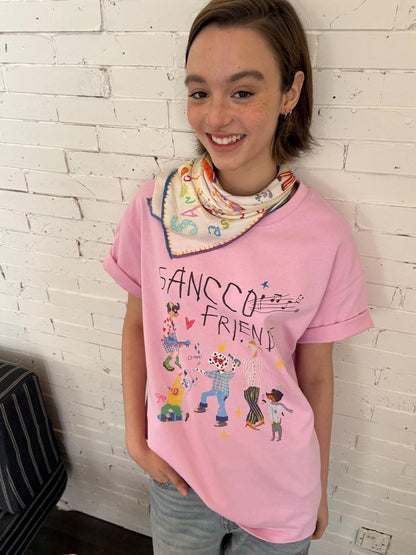 sancco house Multicolor Circus Puppy Print Square Women&