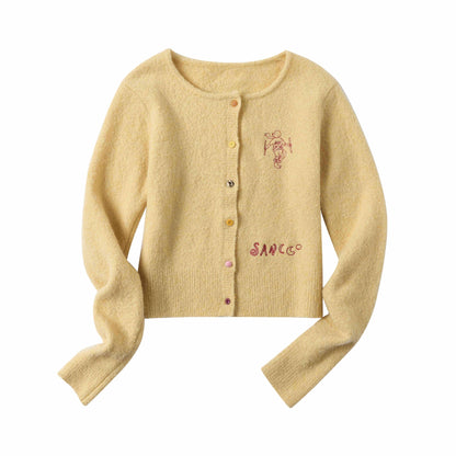 sancco_house_Multicolor_Embroidered_Letter_Round_Neck_Women&