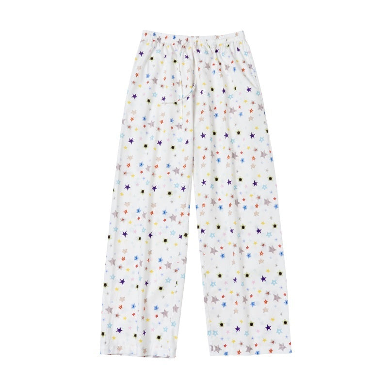 sancco_house_Multicolor_Star_Print_Drawstring_Waist_Women&