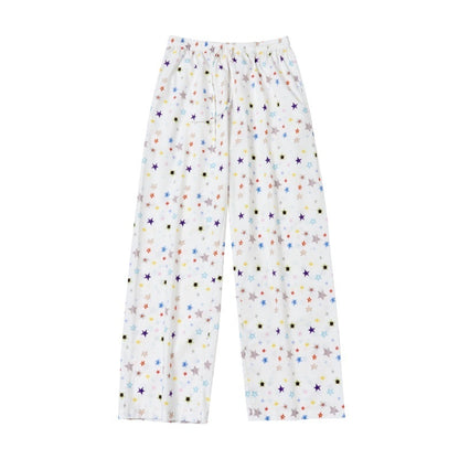 sancco_house_Multicolor_Star_Print_Drawstring_Waist_Women&