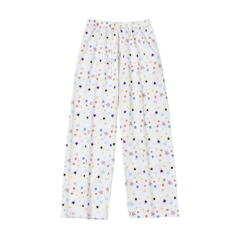 sancco_house_Multicolor_Star_Print_Elastic_Waist_Women&