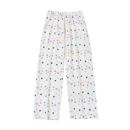 sancco_house_Multicolor_Star_Print_Elastic_Waist_Women&