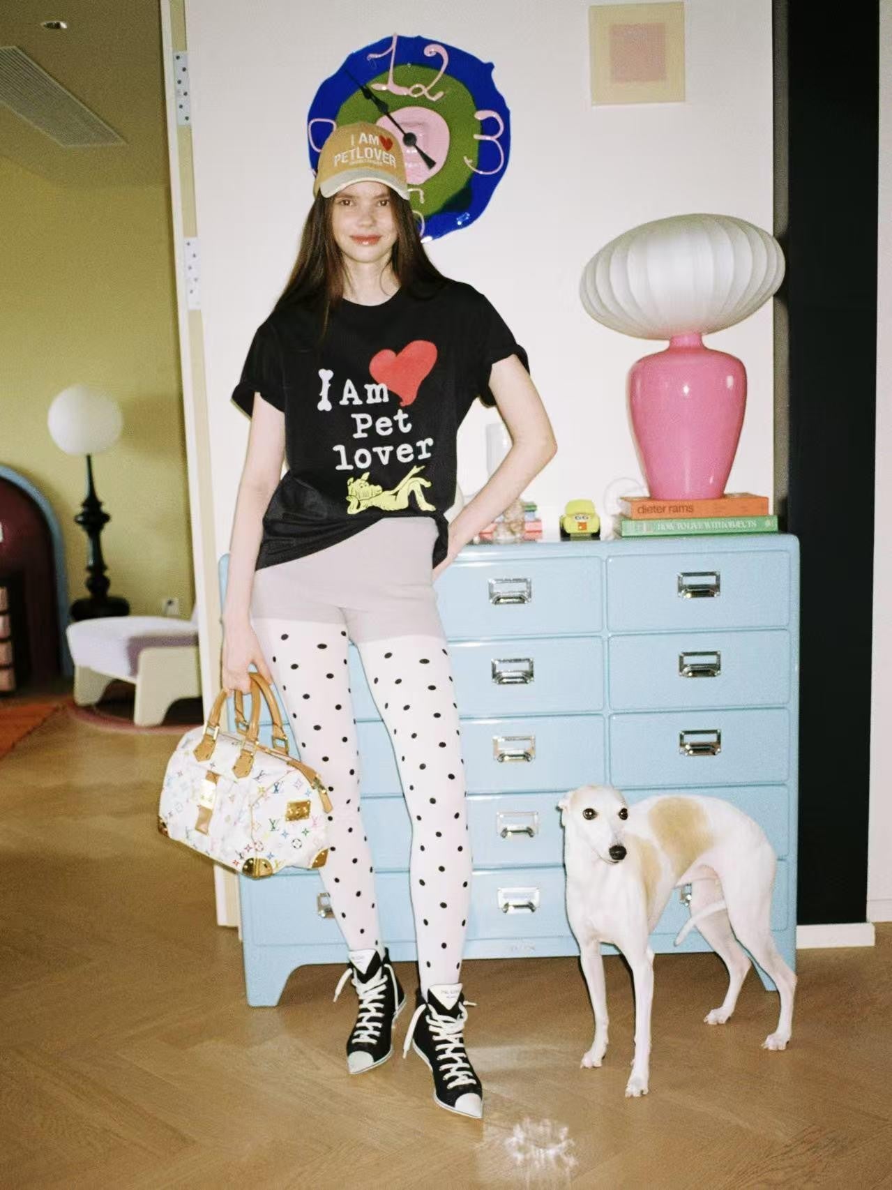 sancco house Pet Lover Embroidered Dog Print Women&
