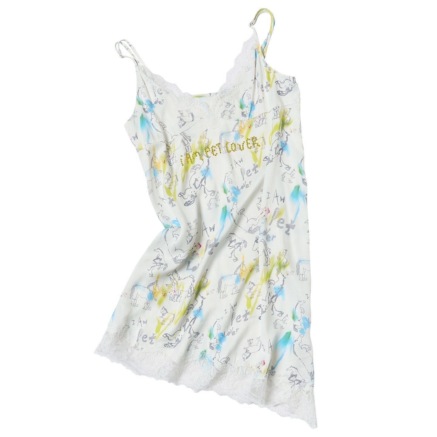 sancco_house_Printed_Lace_Rhinestone_V-neck_Women&