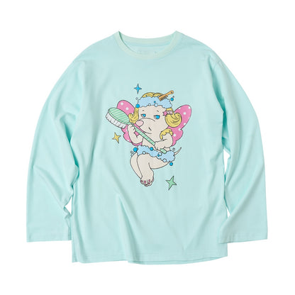 sancco_house_Puff_Print_Round_Neck_Cotton_Spandex_Women&