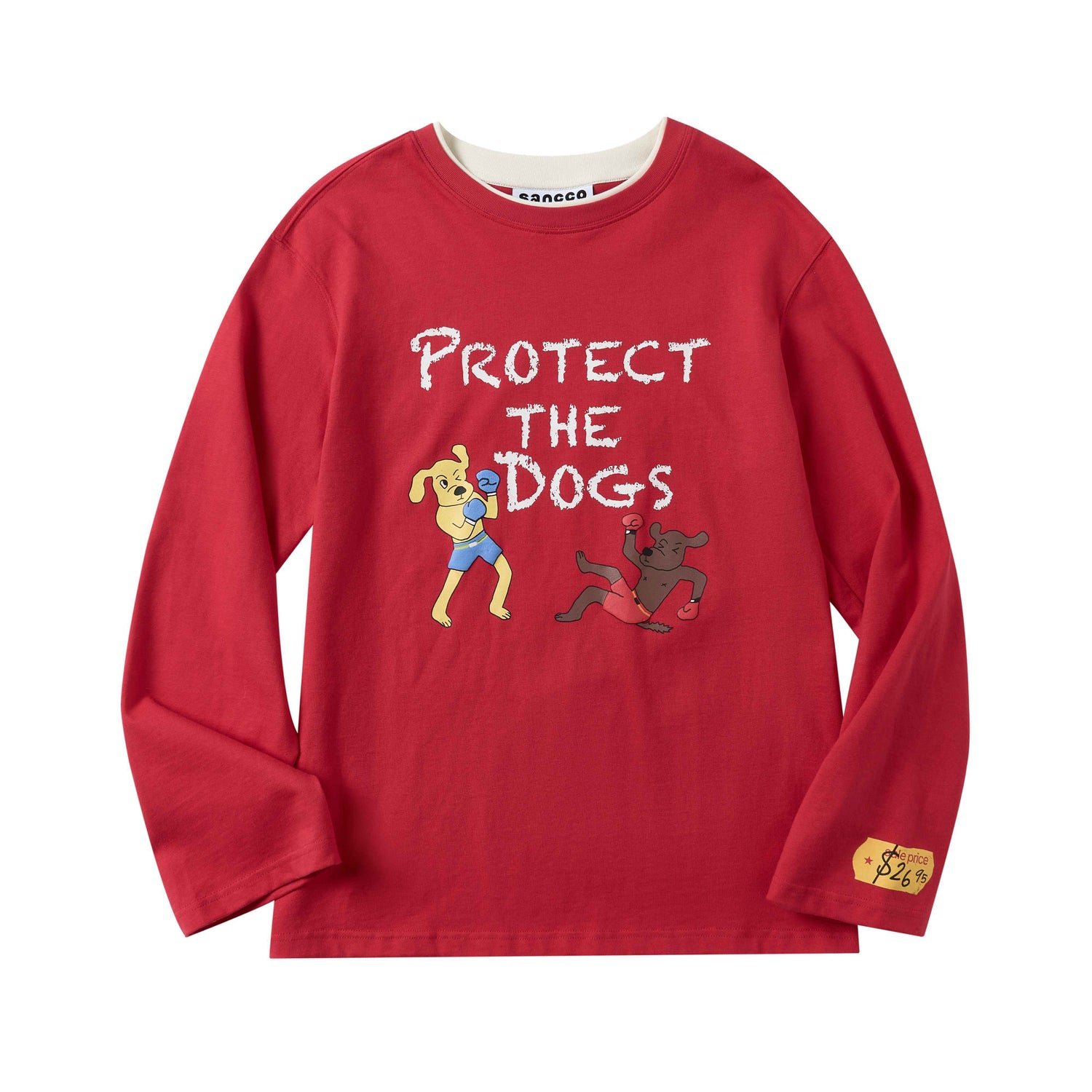 sancco_house_Puppy_And_Letter_Printed_Loose_Women&