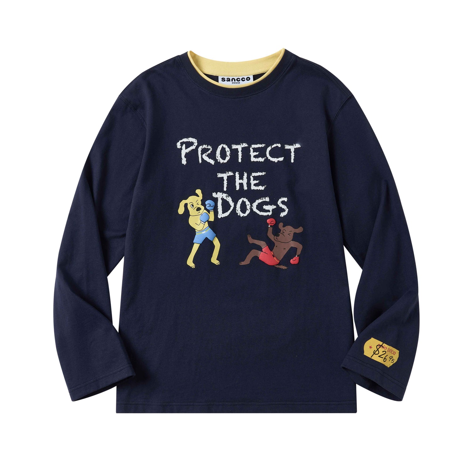 sancco_house_Puppy_And_Letter_Printed_Loose_Women&