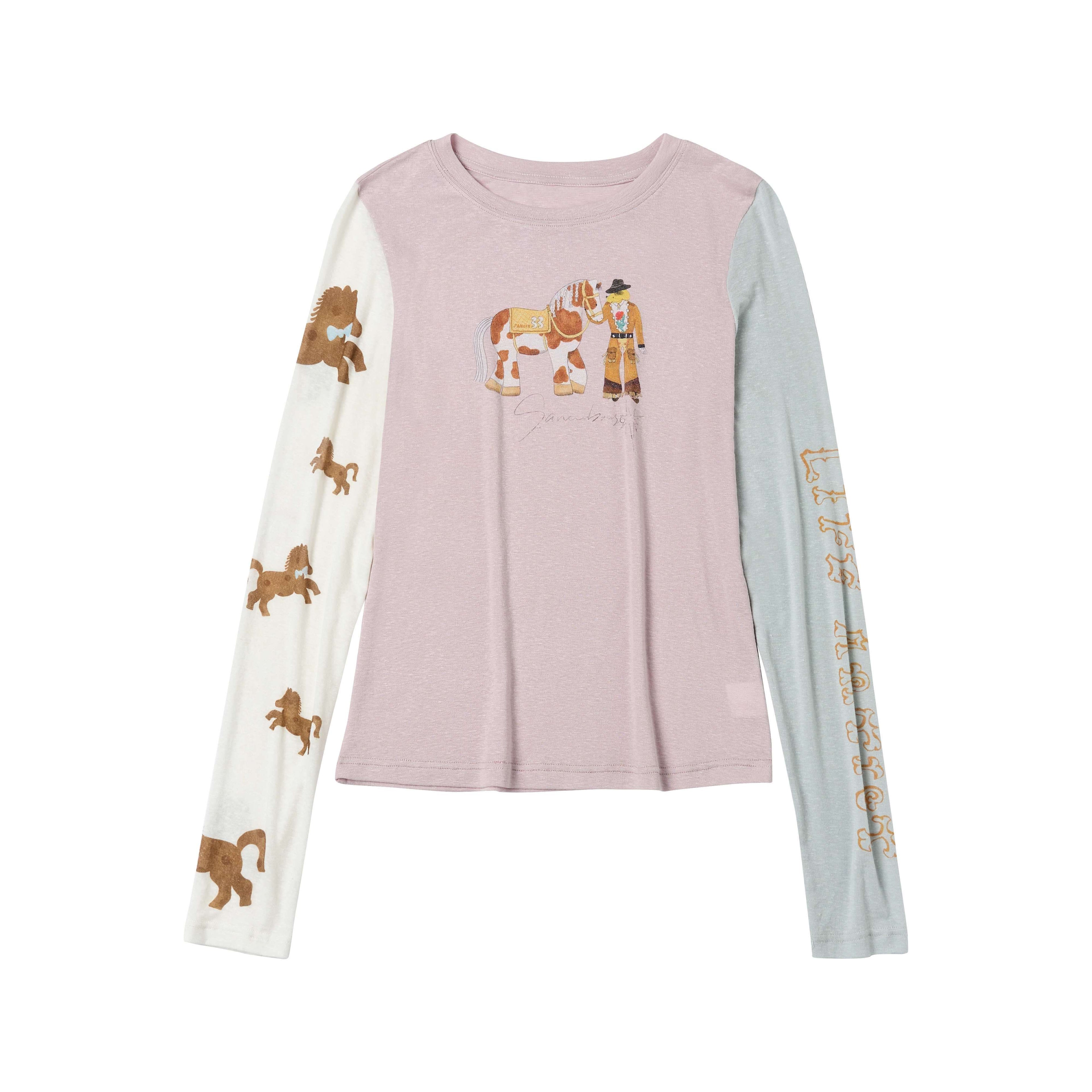 sancco_house_Puppy_Illustration_Print_Colorblock_Women&