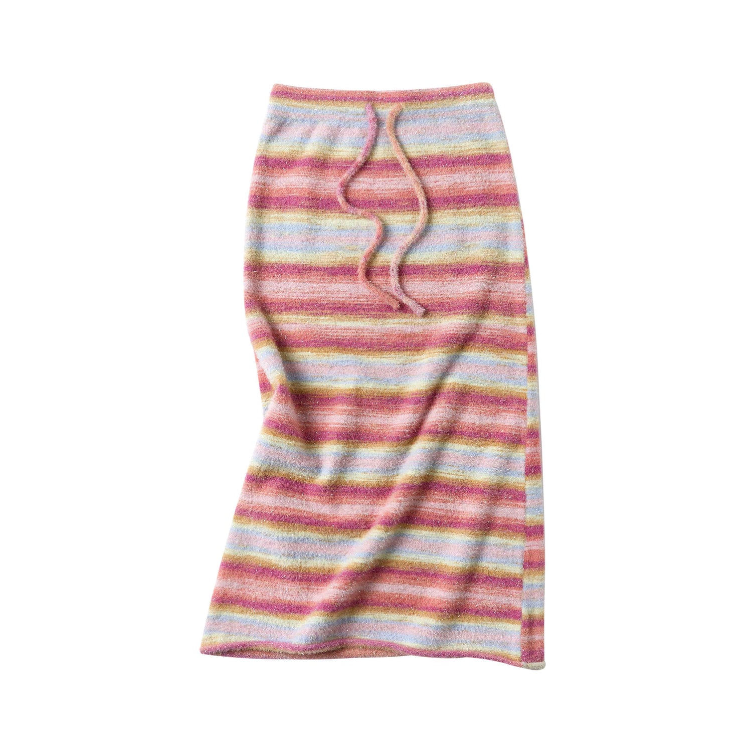 sancco_house_Red_Striped_Gradient_A_Line_Knit_Women&