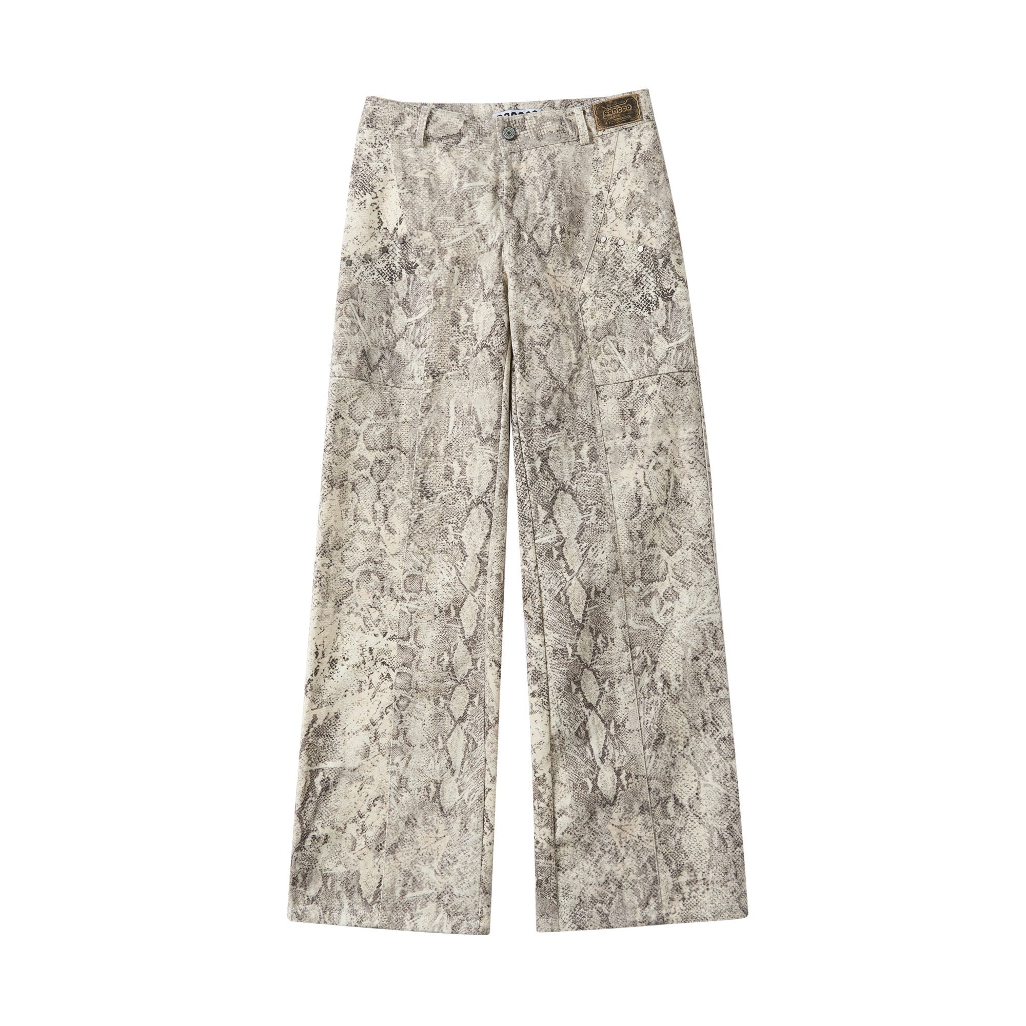 sancco_house_Snake_Skin_Print_Studded_Patchwork_Women&