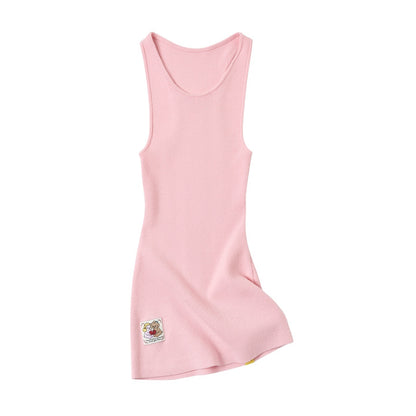 sancco_house_Solid_Ribbed_Knit_U_Neck_Women&