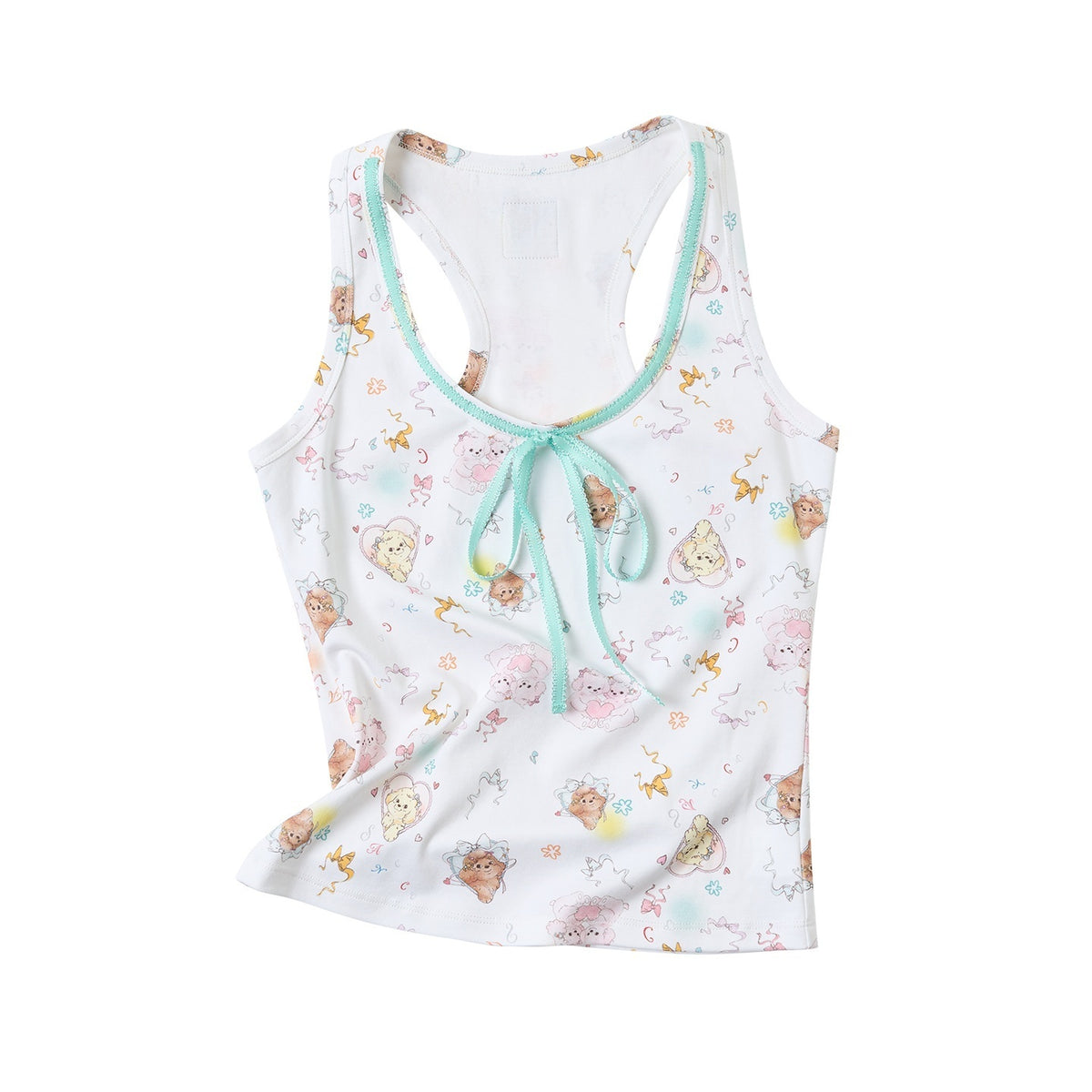 sancco_house_Sweet_Puppy_Vintage_Print_Lyocell_Cotton_Women&