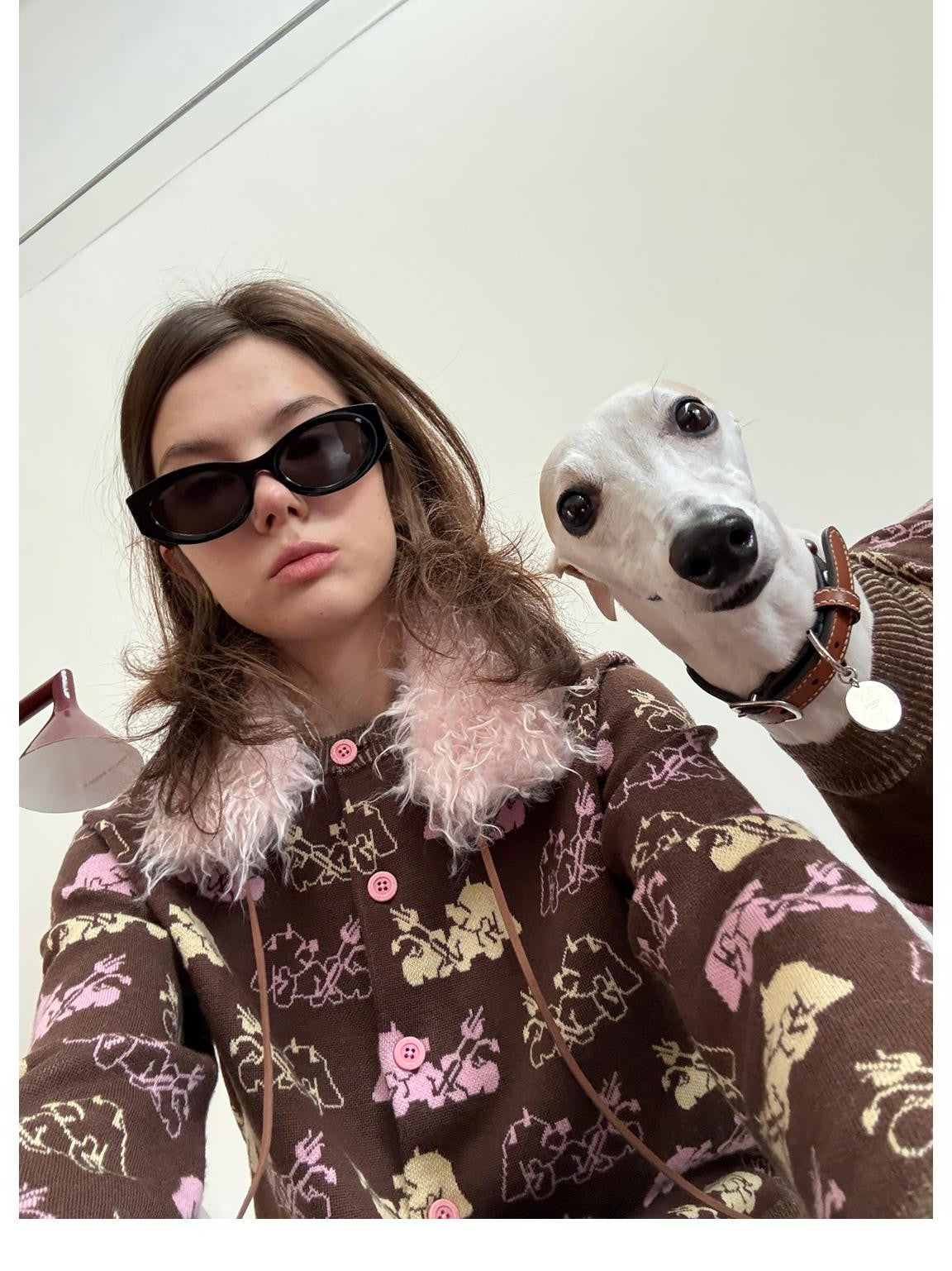 sancco house Two Tone Puppy Jacquard Women&