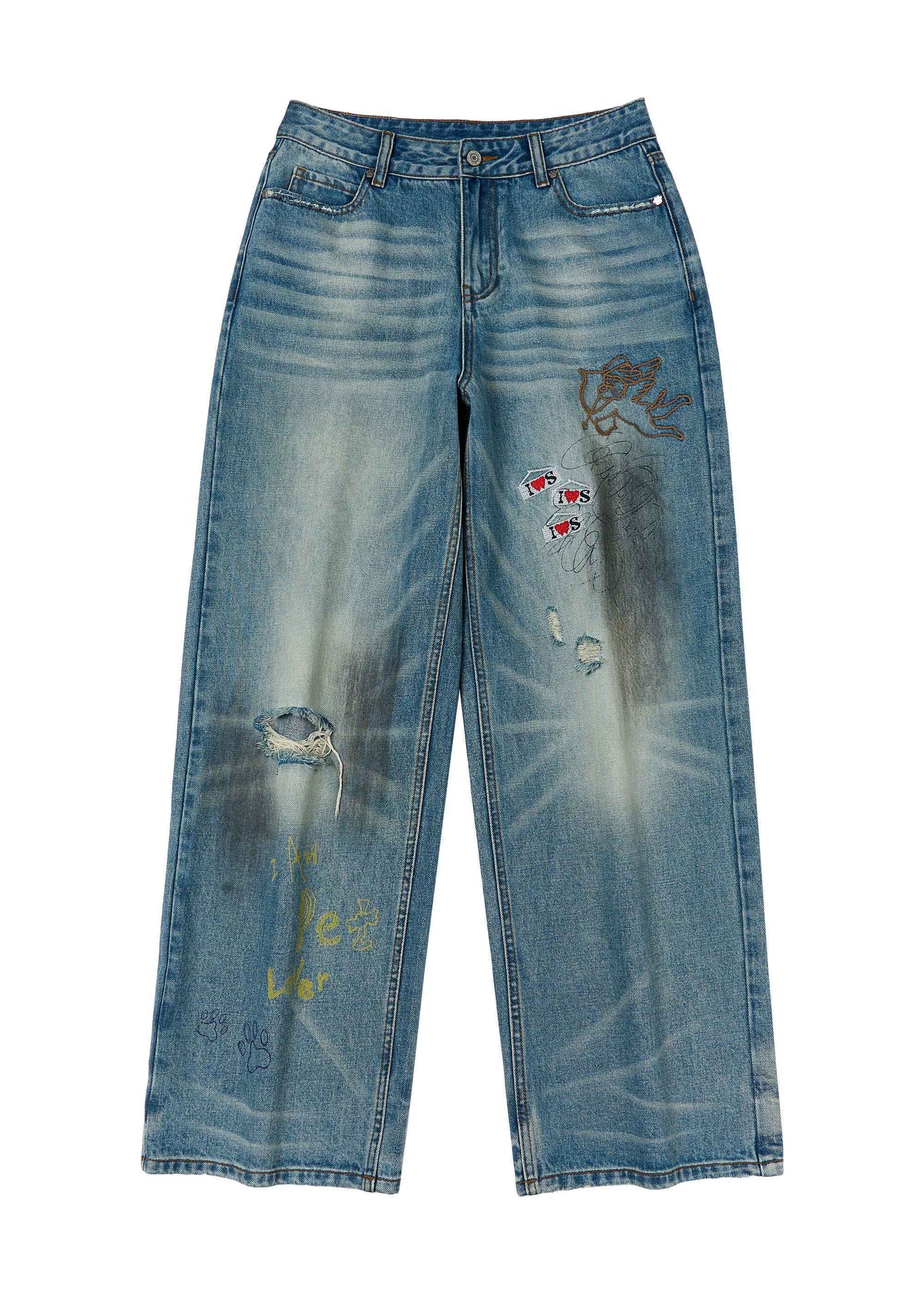 sancco_house_Vintage_Distressed_Graffiti_Patch_Embroidered_Women&
