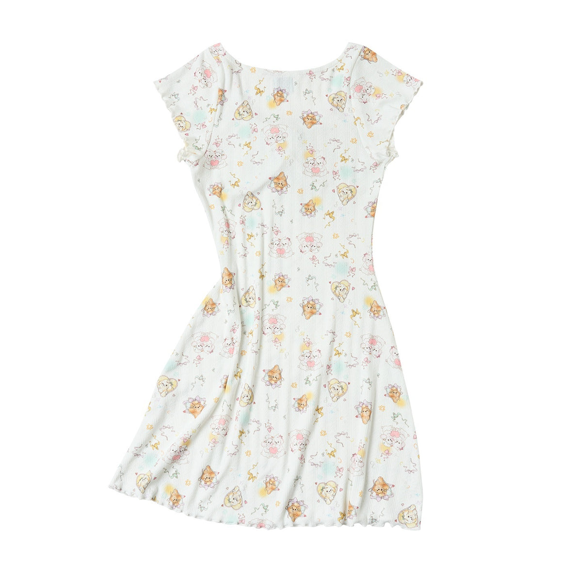 sancco_house_Vintage_Jacquard_Lace_Up_Sleeveless_Women&
