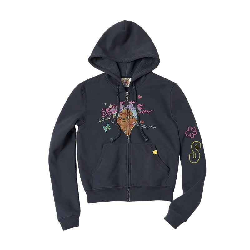 sancco_house_Vintage_Print_Fleece_Lined_Hoodie_Women&