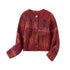 sancco_house_Vintage_Red_Gradient_Cable_Embroidered_Floral_Women&