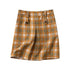 sancco_house_Vintage_Yellow_Plaid_Double_Waist_Loops_Women&