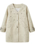 Starry Nail Wool Blend Trench Coat