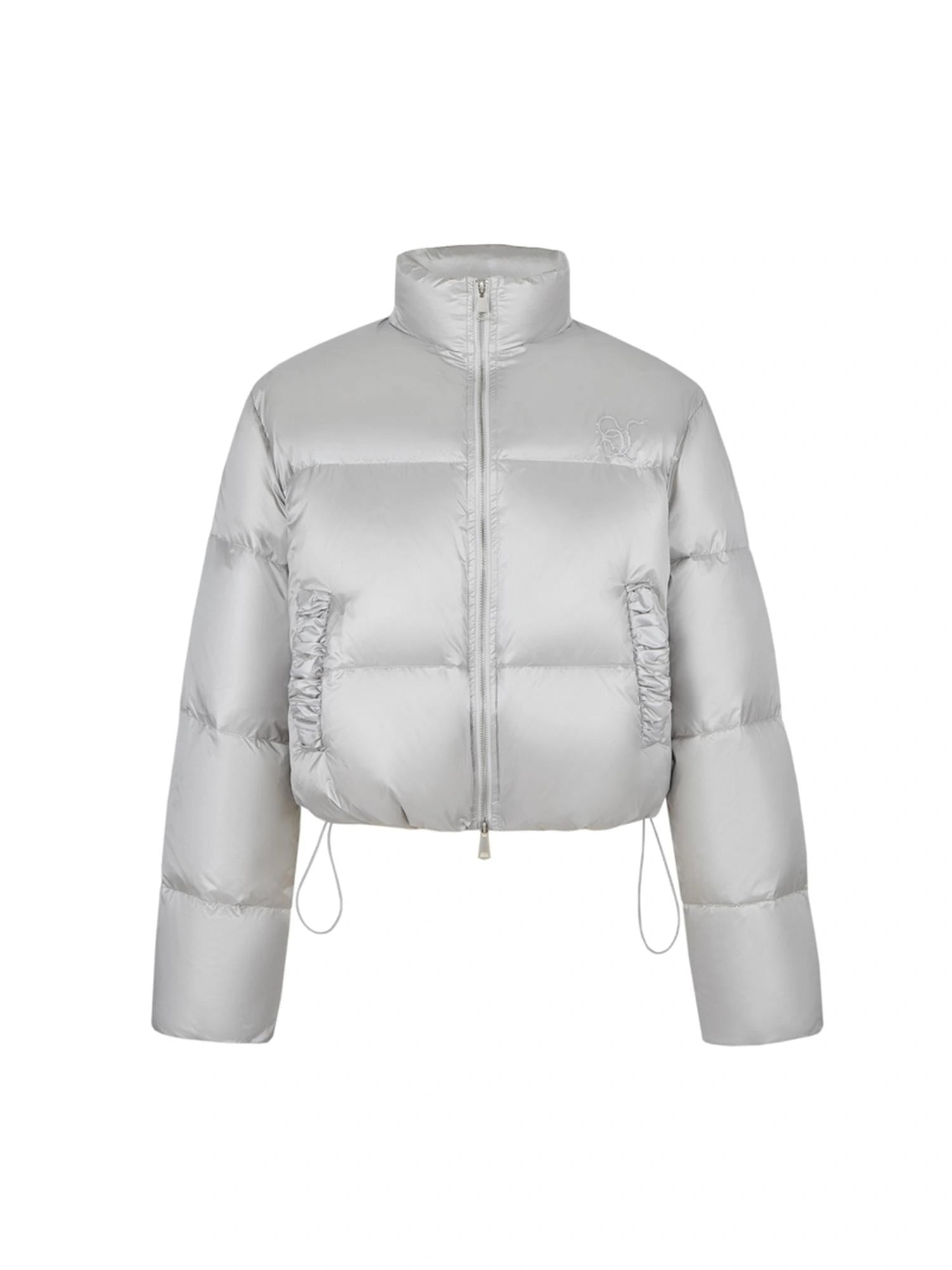 Zhou Ye Winter Pearl Down Jacket 90 White Duck Feather Coat