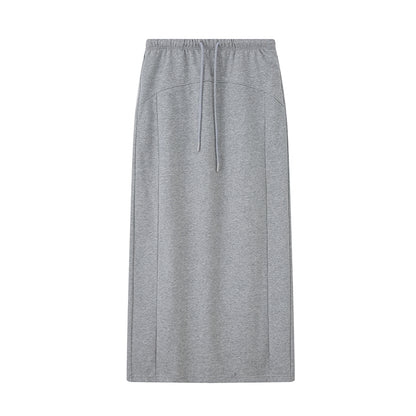 DIDDI MODA Butterfly Off Shoulder Split Hem Hoodie Jogger Skirt Set