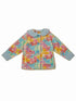 Frufru Gulu Frufru Gulu Cozy Winter Fluffy Print Dress For Girls