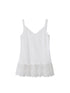 DIDDI MODA Ocean Flora Pearl Shell Tee Lace Trim Camisole Wide Leg Work Pants