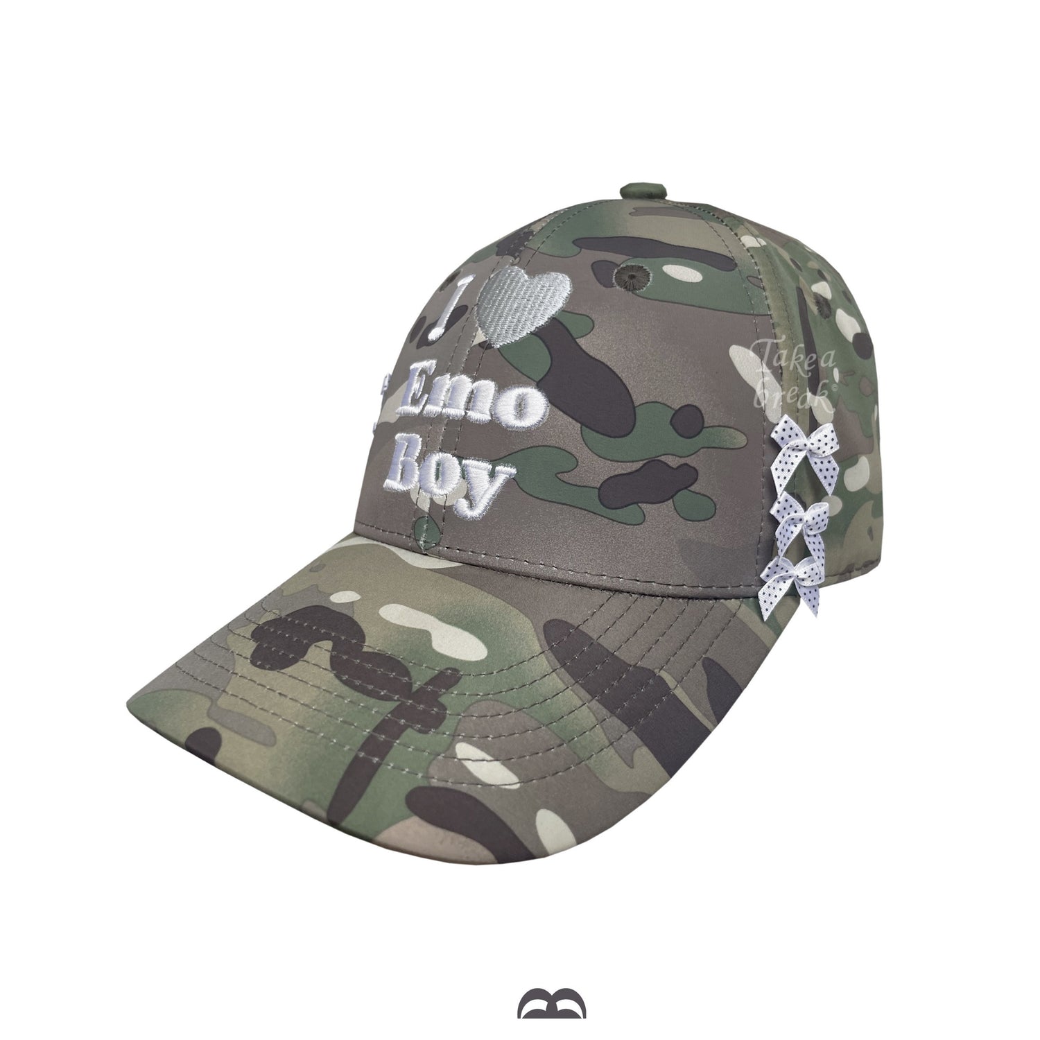 takeabreak_Camouflage_Bow_Punk_Street_High_Crown_Women&
