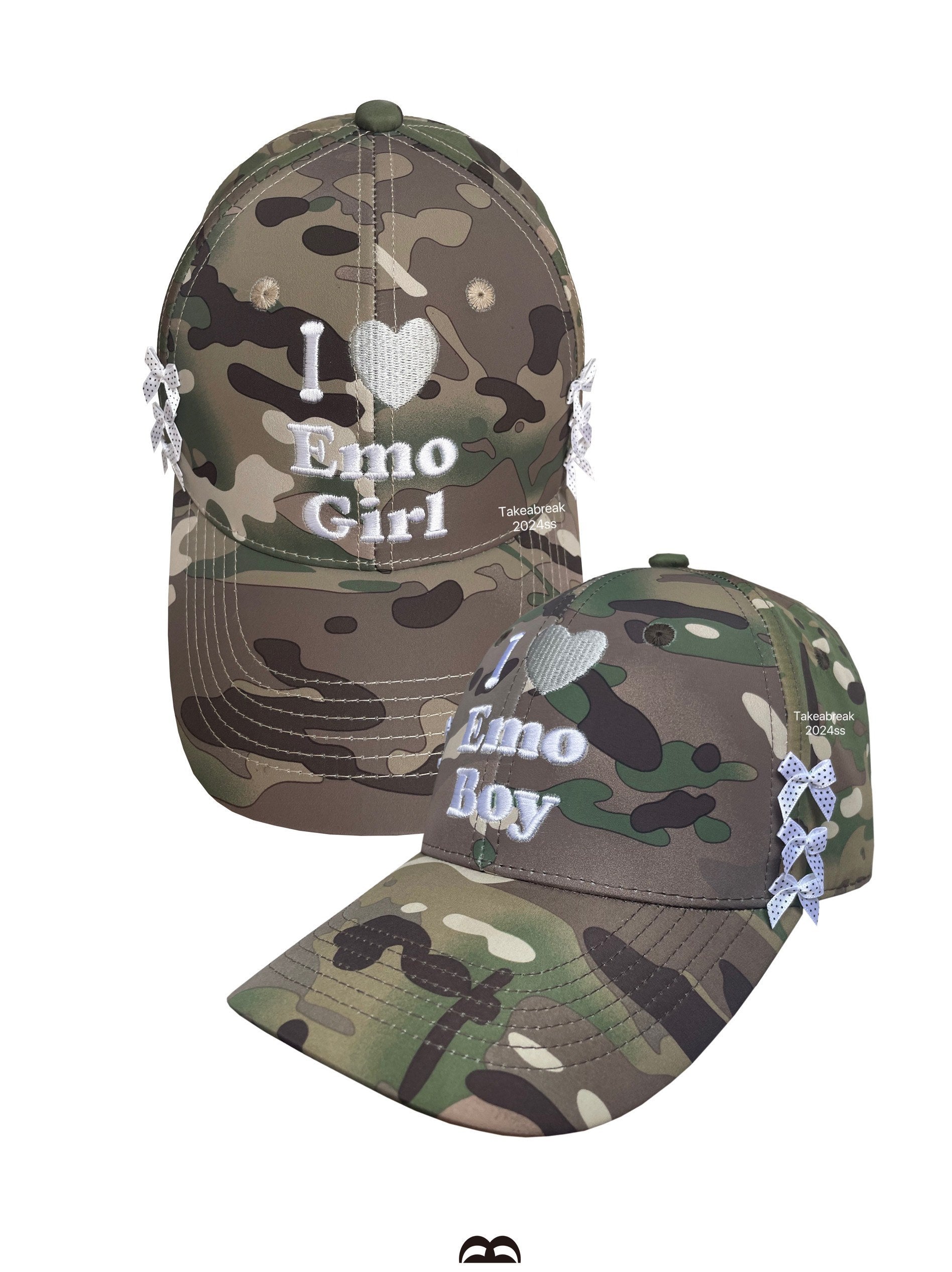 takeabreak_Camouflage_Bow_Punk_Street_High_Crown_Women&