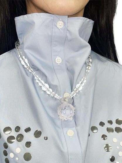 takeabreak Frosted Transparent Nurse Girl Women&